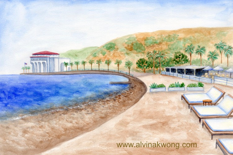 Original Painting of Descanso Beach