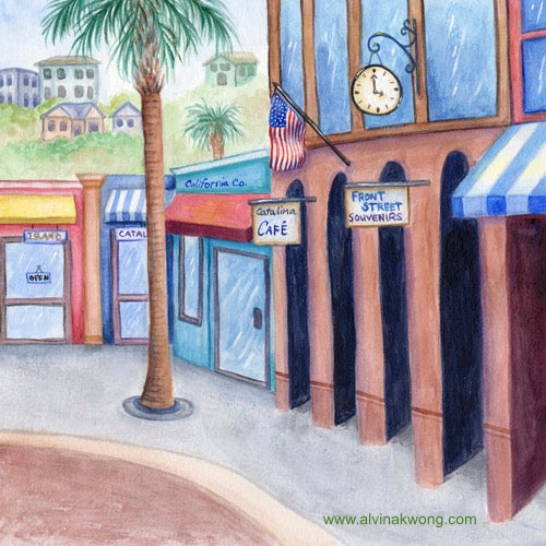 Original Painting of Front Street