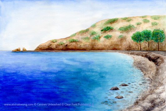 Original Painting of Lovers Cove